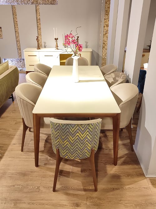 ست میز غذاخوری لیزا با صندلی آمورا